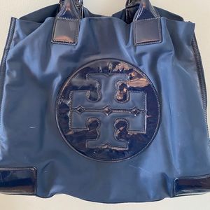 Tory Burch Ella nylon and patent leather tote bag